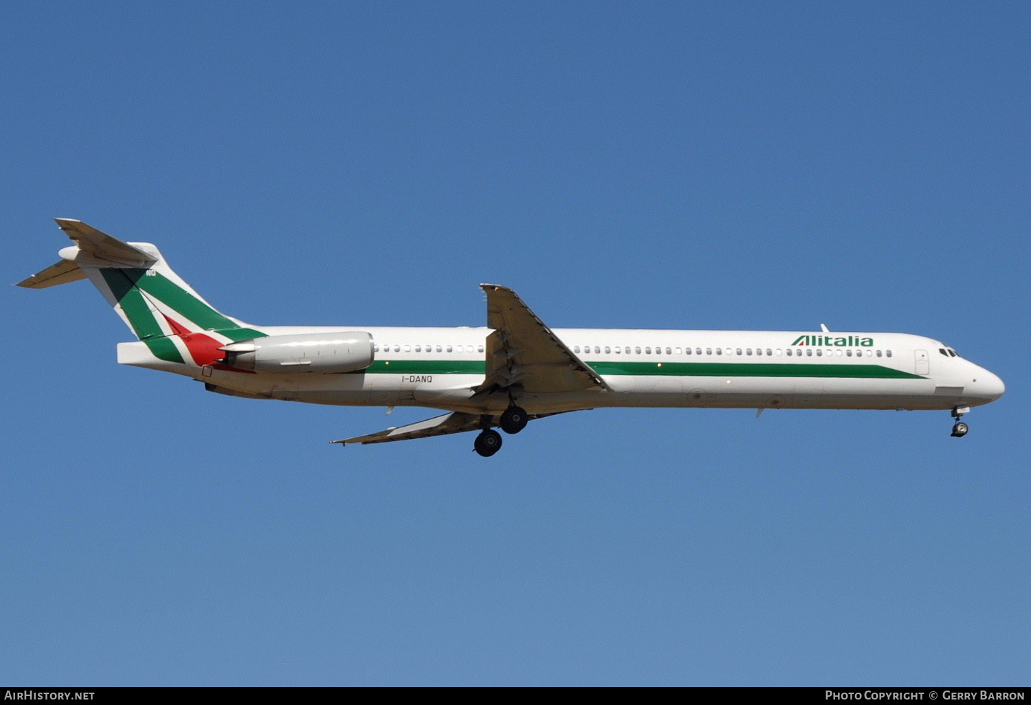 Aircraft Photo of I-DANQ | McDonnell Douglas MD-82 (DC-9-82) | Alitalia | AirHistory.net #334897