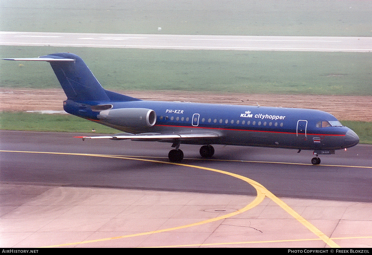 Aircraft Photo of PH-KZR | Fokker 70 (F28-0070) | KLM Cityhopper | AirHistory.net #334907