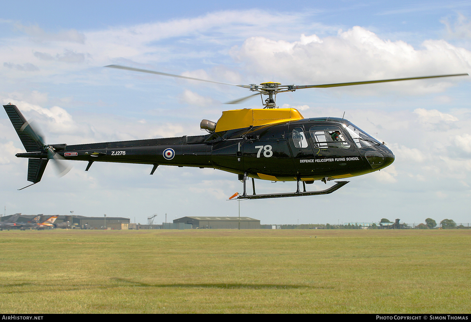 Aircraft Photo of ZJ278 | Eurocopter AS-350BB Squirrel HT1 | UK - Air Force | AirHistory.net #334923