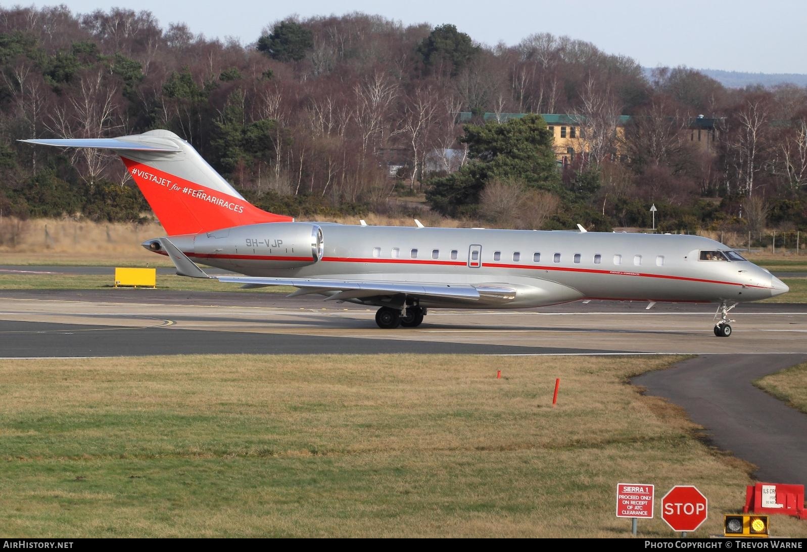 Aircraft Photo of 9H-VJP | Bombardier Global 6000 (BD-700-1A10) | VistaJet | AirHistory.net #334930