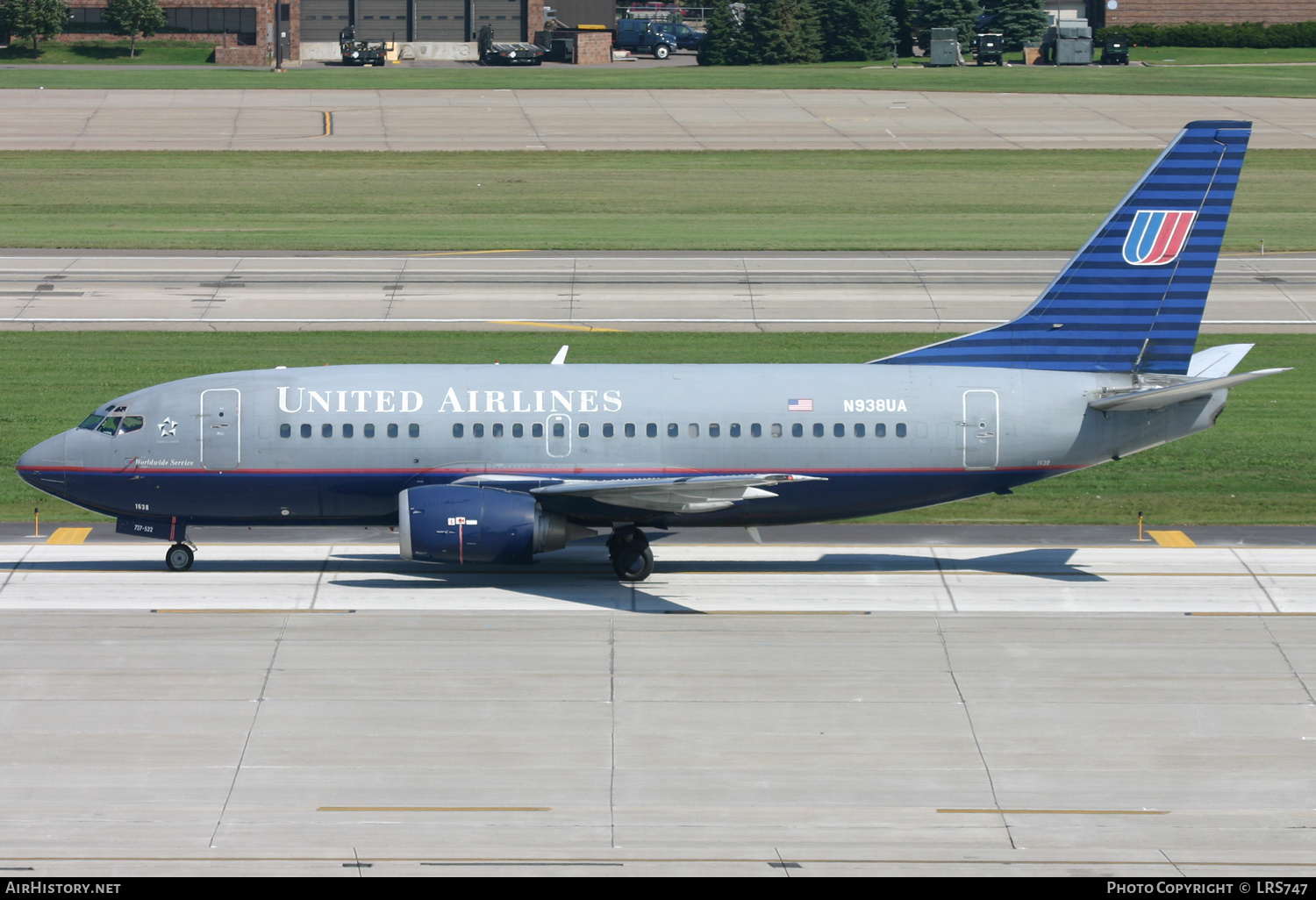Aircraft Photo of N938UA | Boeing 737-522 | United Airlines | AirHistory.net #334968
