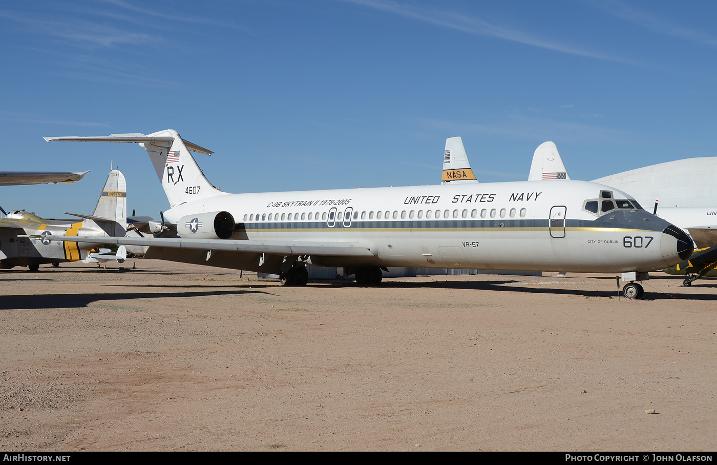 Aircraft Photo of 164607 / 4607 | McDonnell Douglas C-9B Skytrain II (DC-9-32CF) | USA - Navy | AirHistory.net #335032