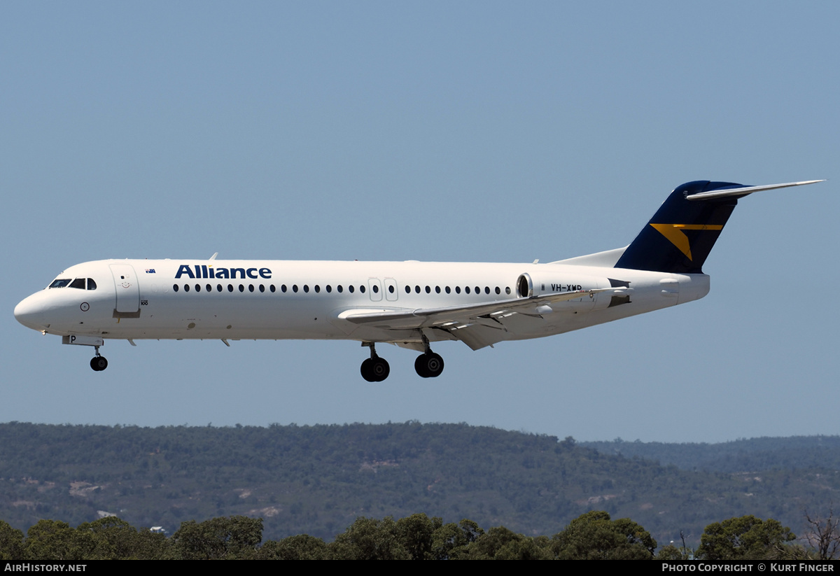 Aircraft Photo of VH-XWP | Fokker 100 (F28-0100) | Alliance Airlines | AirHistory.net #335043