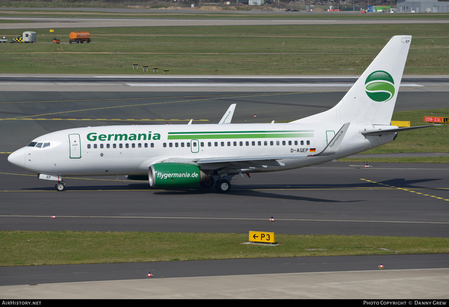 Aircraft Photo of D-AGEP | Boeing 737-75B | Germania | AirHistory.net #335047