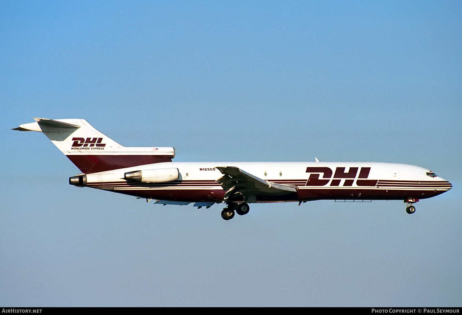 Aircraft Photo of N12305 | Boeing 727-231(F) | DHL Worldwide Express | AirHistory.net #335066