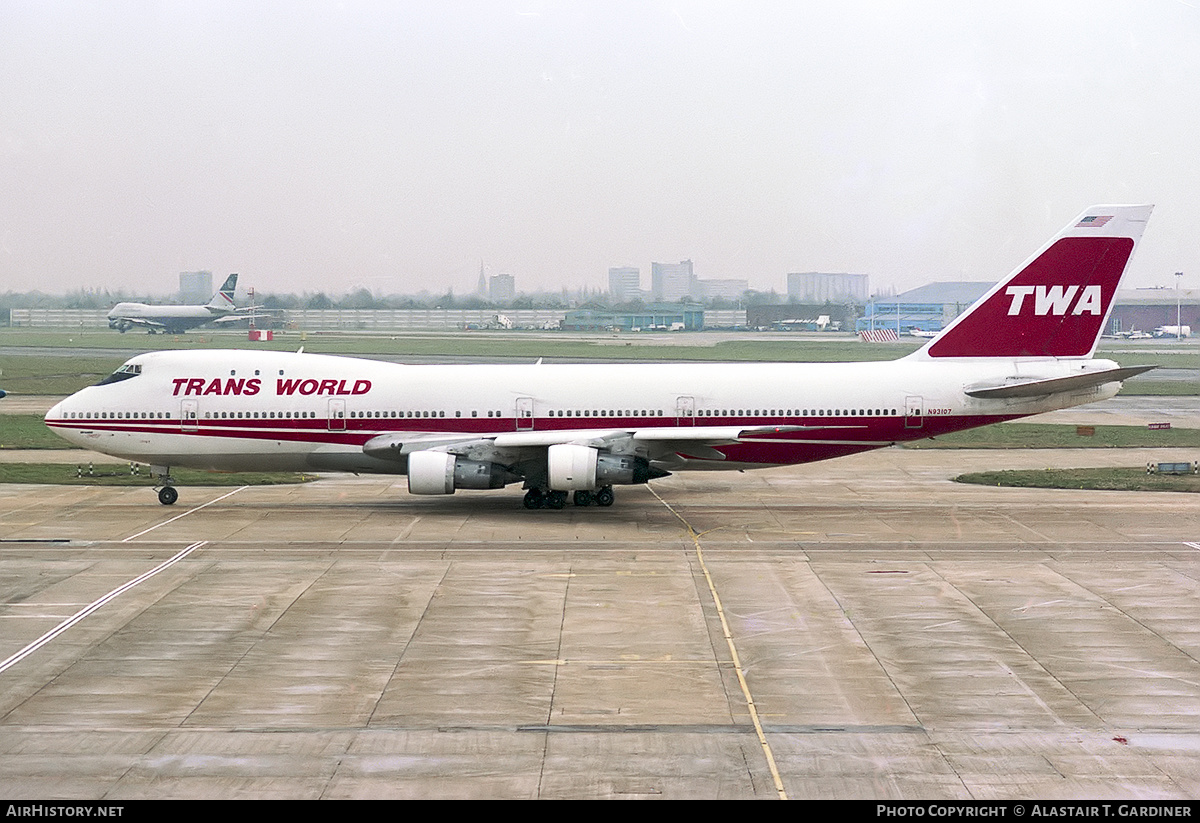 Aircraft Photo of N93107 | Boeing 747-131 | Trans World Airlines - TWA | AirHistory.net #335068