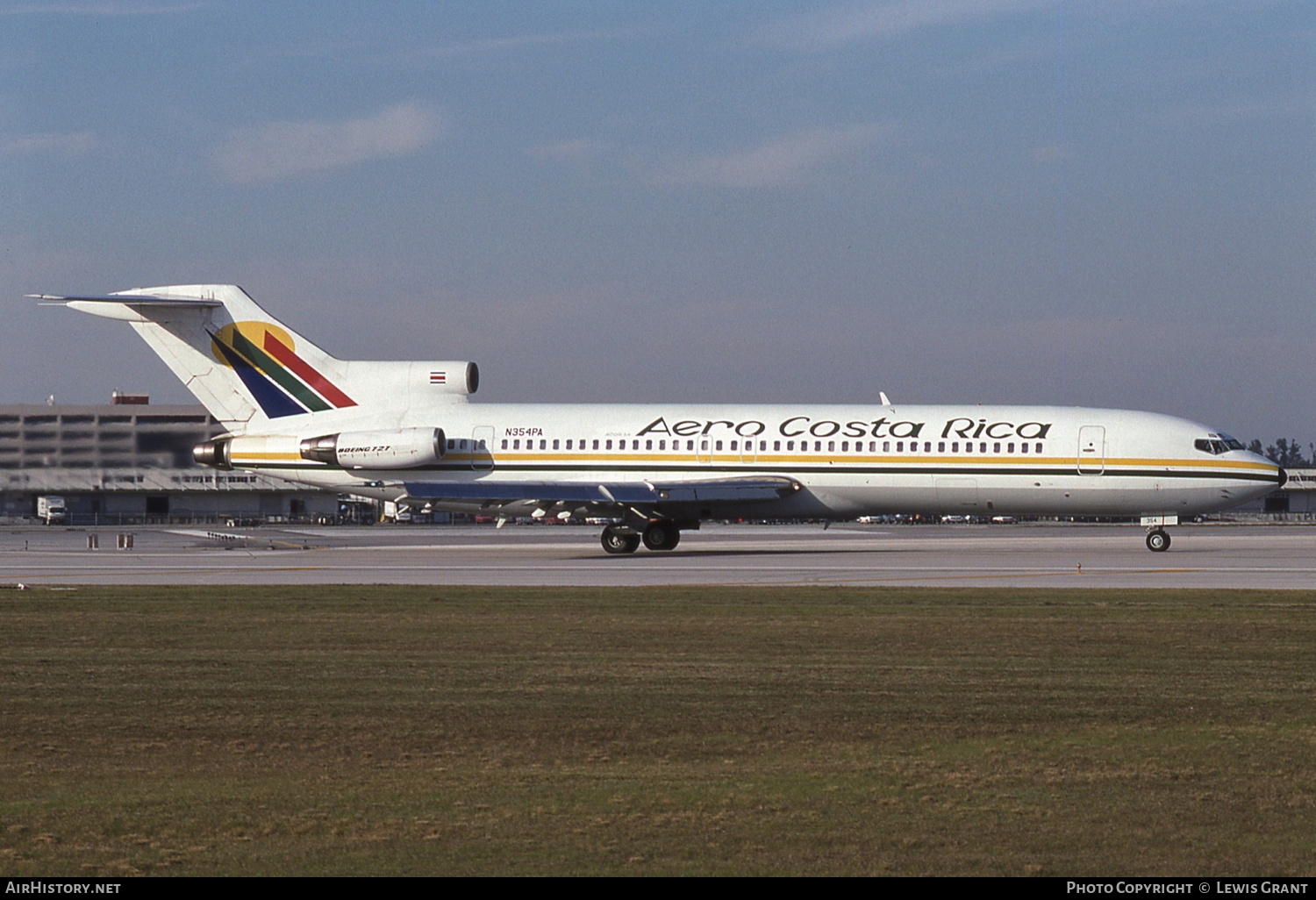 Aircraft Photo of N354PA | Boeing 727-225/Adv | Aero Costa Rica | AirHistory.net #335069