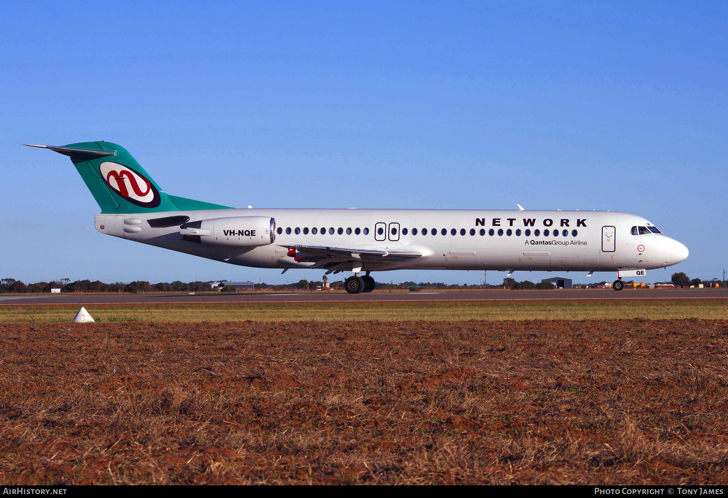 Aircraft Photo of VH-NQE | Fokker 100 (F28-0100) | Network Aviation | AirHistory.net #335077