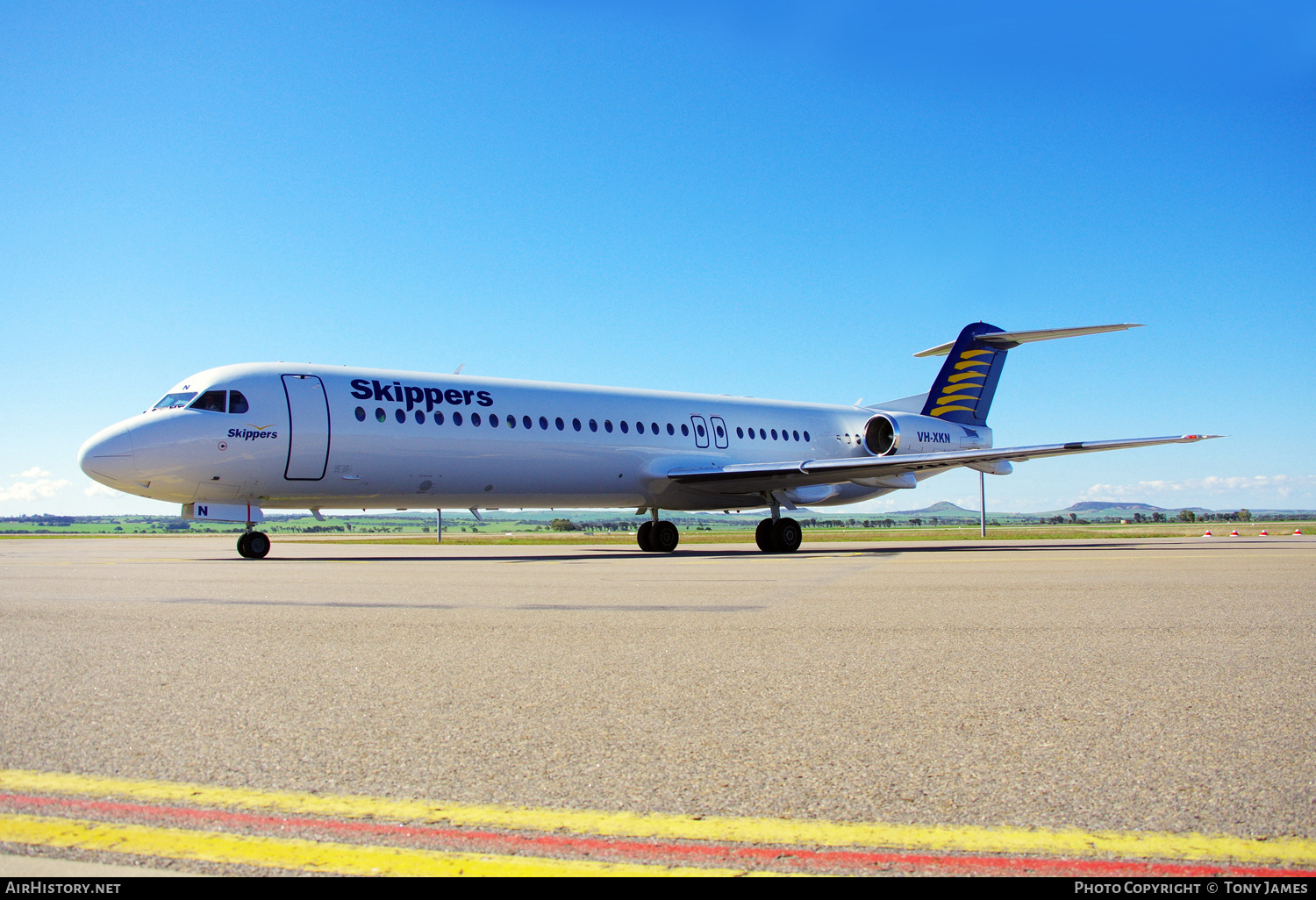 Aircraft Photo of VH-XKN | Fokker 100 (F28-0100) | Skippers Aviation | AirHistory.net #335078