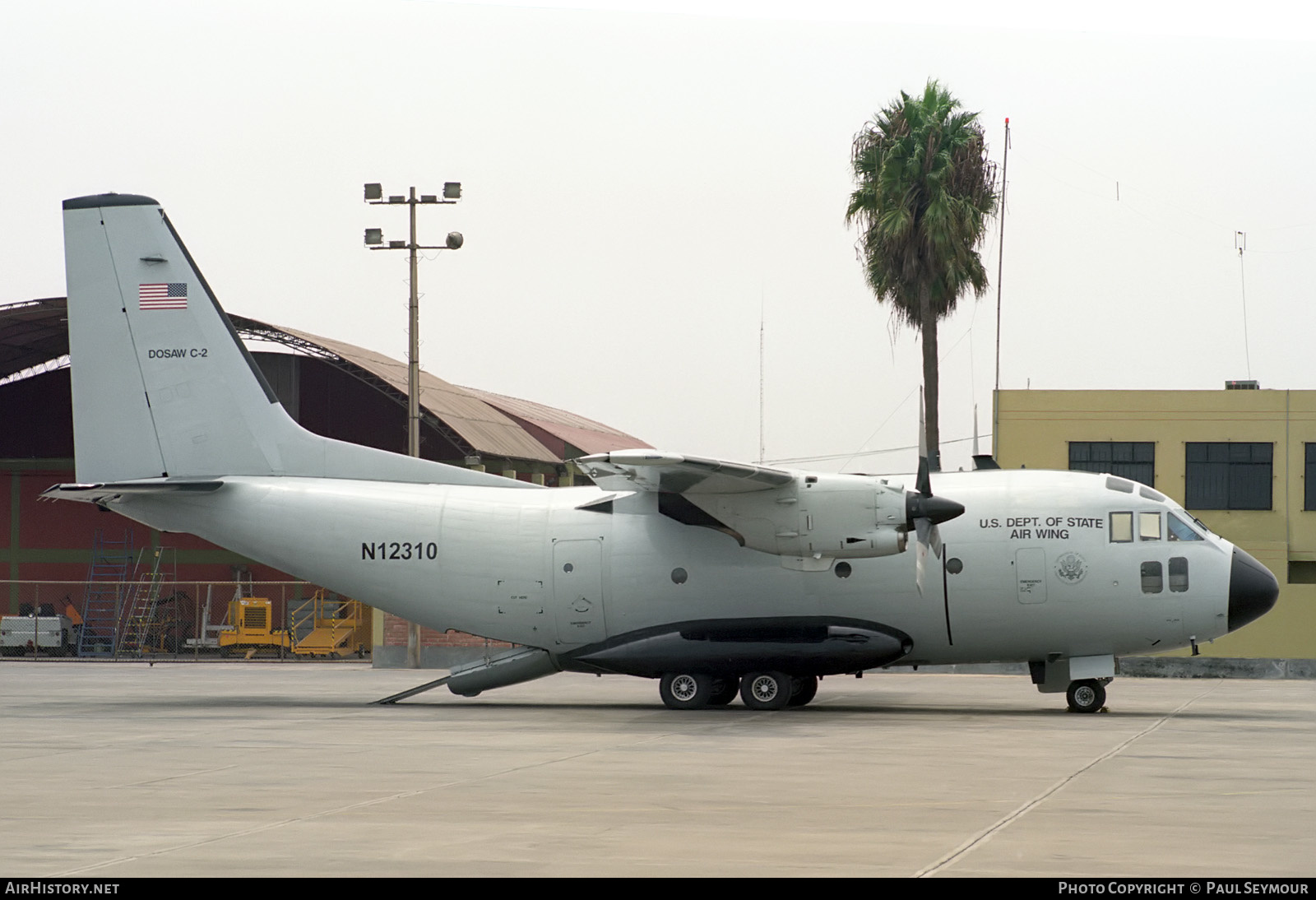 Aircraft Photo of N12310 | Alenia C-27A Spartan | DoS Air Wing - Department of State | AirHistory.net #335084