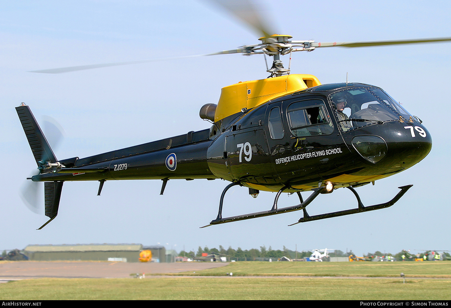 Aircraft Photo of ZJ279 | Eurocopter AS-350BB Squirrel HT1 | UK - Air Force | AirHistory.net #335091