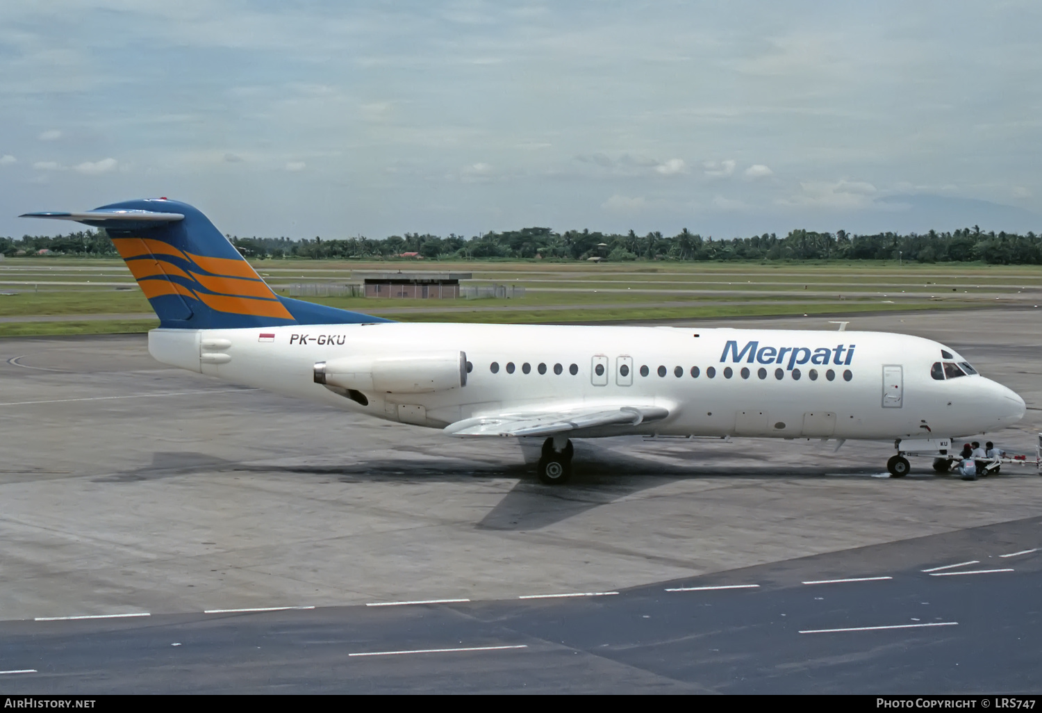 Aircraft Photo of PK-GKU | Fokker F28-4000 Fellowship | Merpati Nusantara Airlines | AirHistory.net #335110