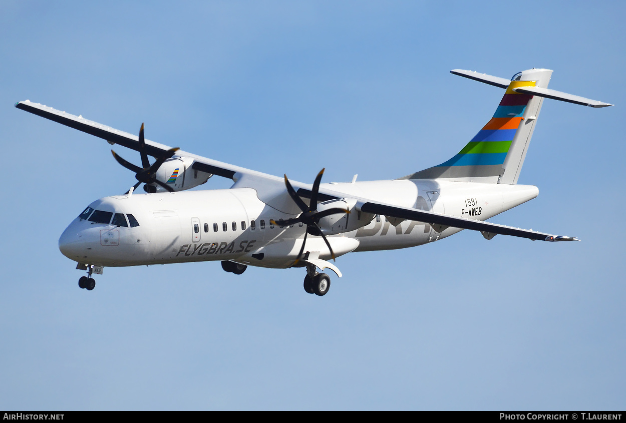 Aircraft Photo of F-WWEB | ATR ATR-72-600 (ATR-72-212A) | BRA - Braathens Regional Airlines | AirHistory.net #335112