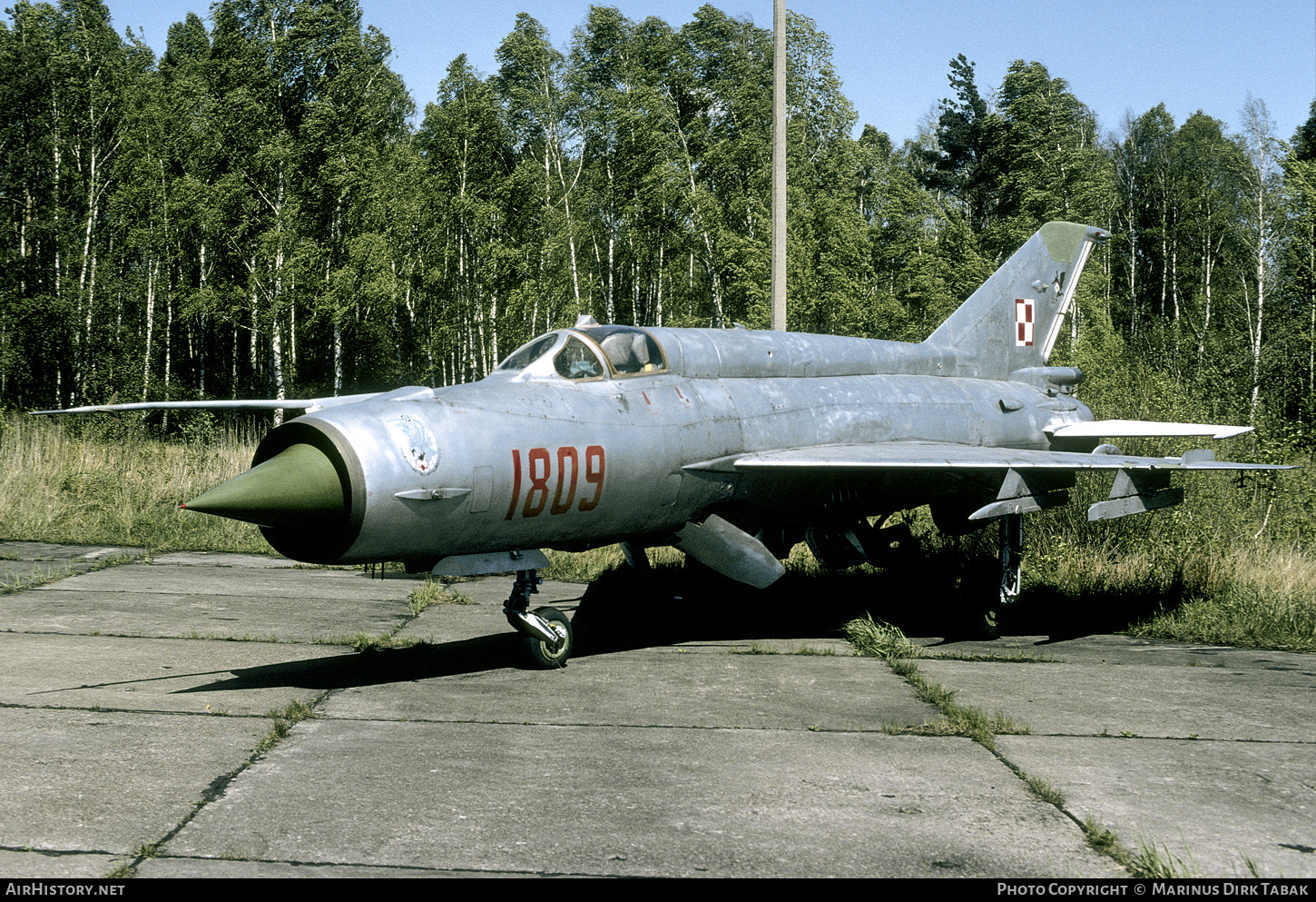 Aircraft Photo of 1809 | Mikoyan-Gurevich MiG-21M | Poland - Air Force | AirHistory.net #335137