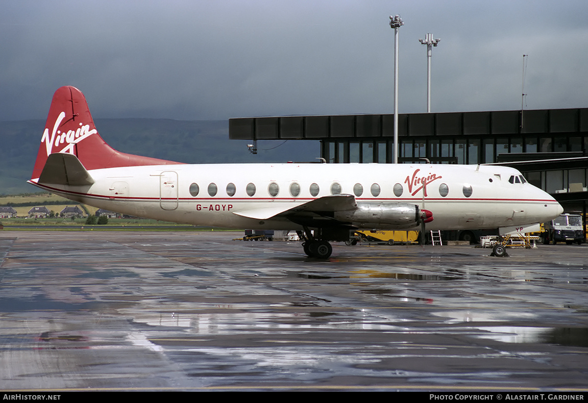 Aircraft Photo of G-AOYP | Vickers 806 Viscount | Virgin Atlantic Airways | AirHistory.net #335139