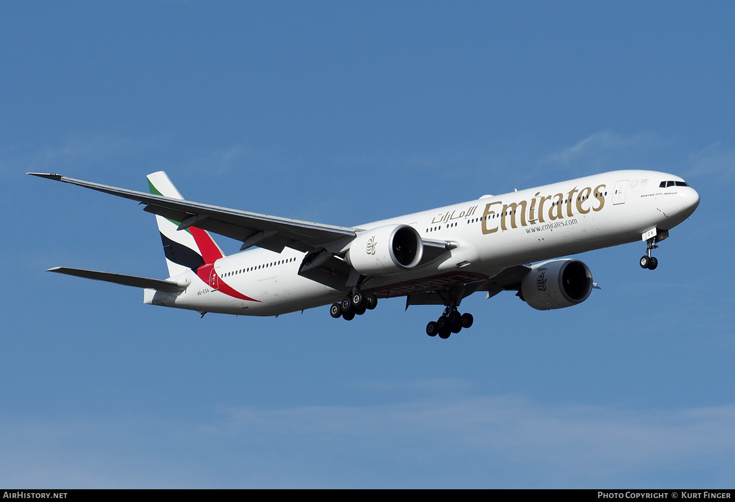 Aircraft Photo of A6-EGA | Boeing 777-31H/ER | Emirates | AirHistory.net #335143