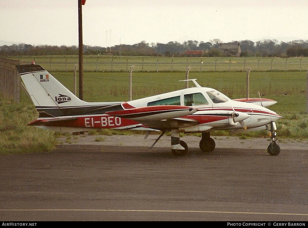 Aircraft Photo of EI-BEO | Cessna 310Q | Iona National Airways | AirHistory.net #335171