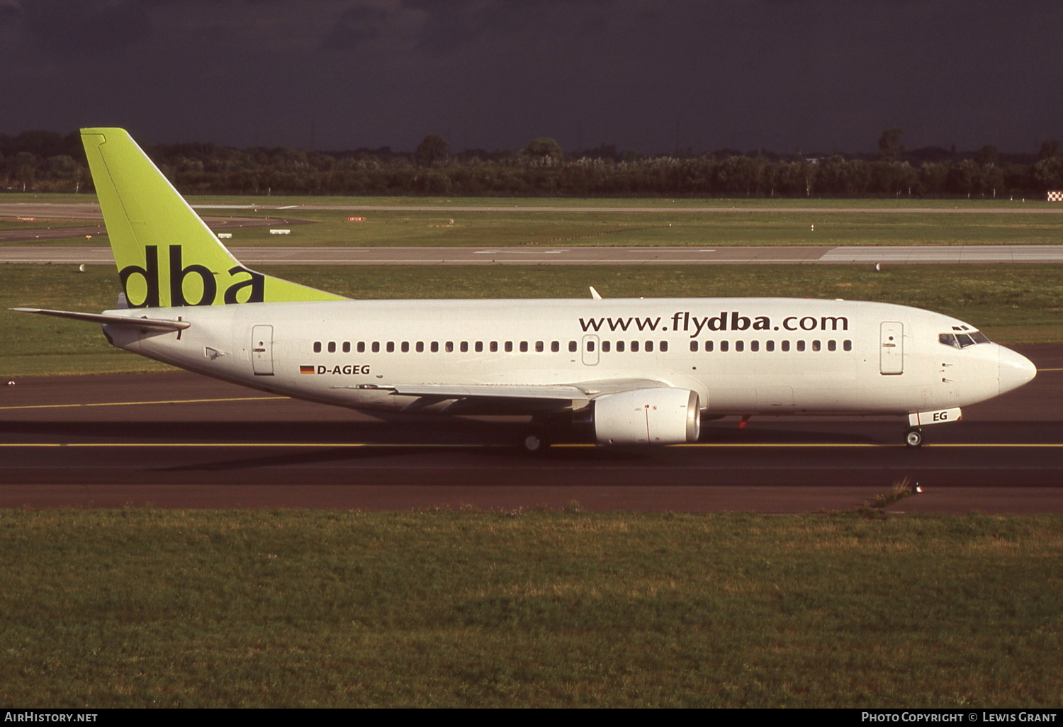 Aircraft Photo of D-AGEG | Boeing 737-35B | DBA - Deutsche BA | AirHistory.net #335216