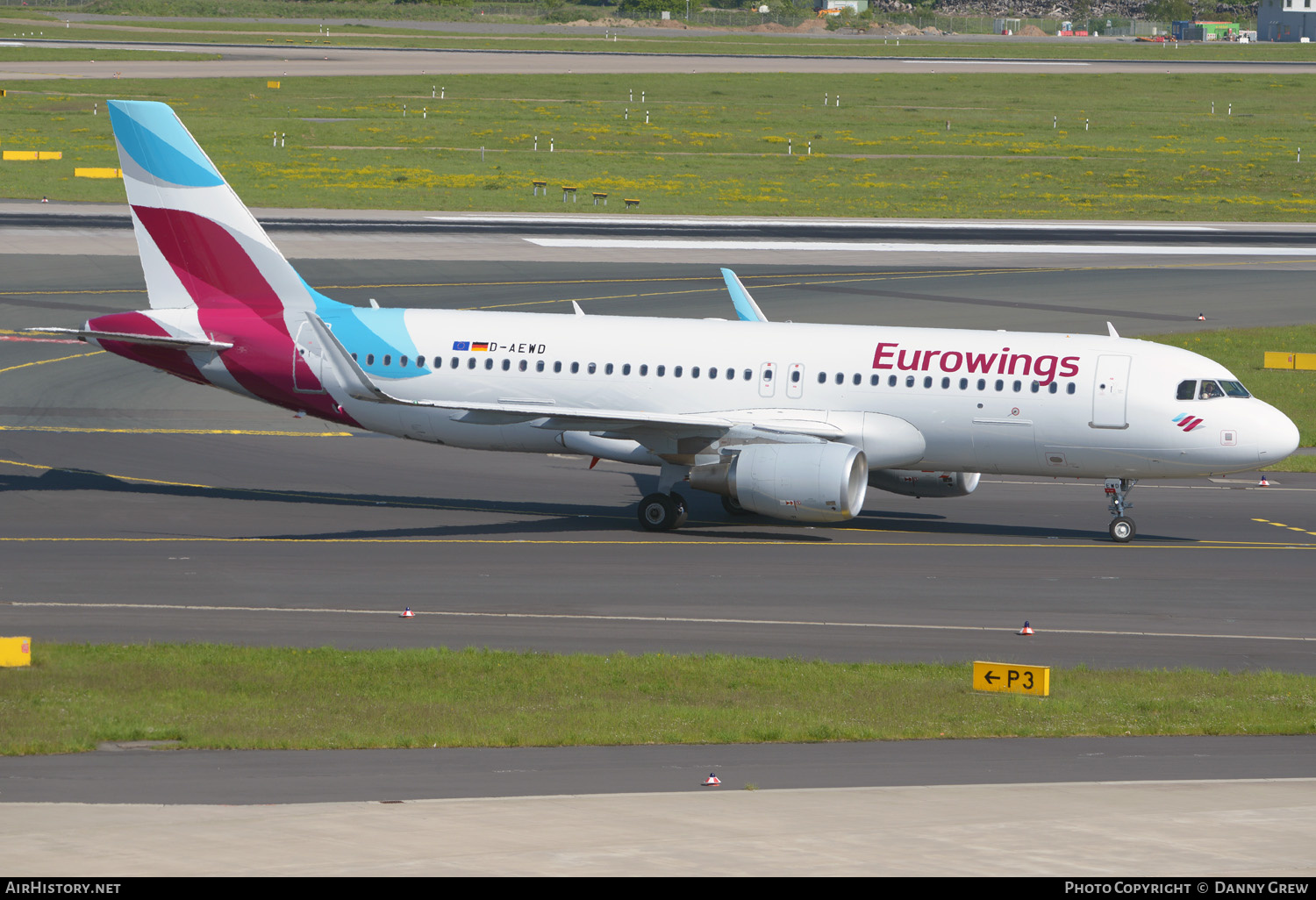 Aircraft Photo of D-AEWD | Airbus A320-214 | Eurowings | AirHistory.net #335248