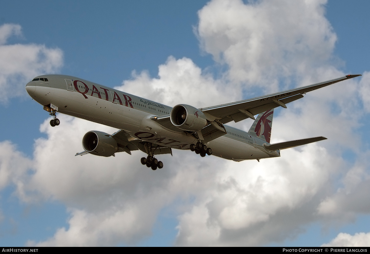 Aircraft Photo of A7-BAS | Boeing 777-3DZ/ER | Qatar Airways | AirHistory.net #335249