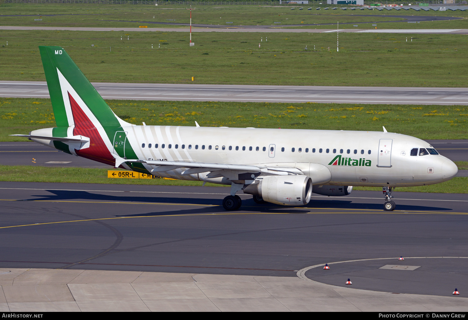Aircraft Photo of EI-IMD | Airbus A319-112 | Alitalia | AirHistory.net #335282