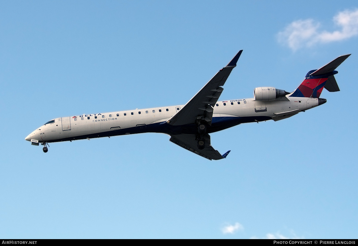 Aircraft Photo of N582CA | Bombardier CRJ-900LR (CL-600-2D24) | Delta Connection | AirHistory.net #335286