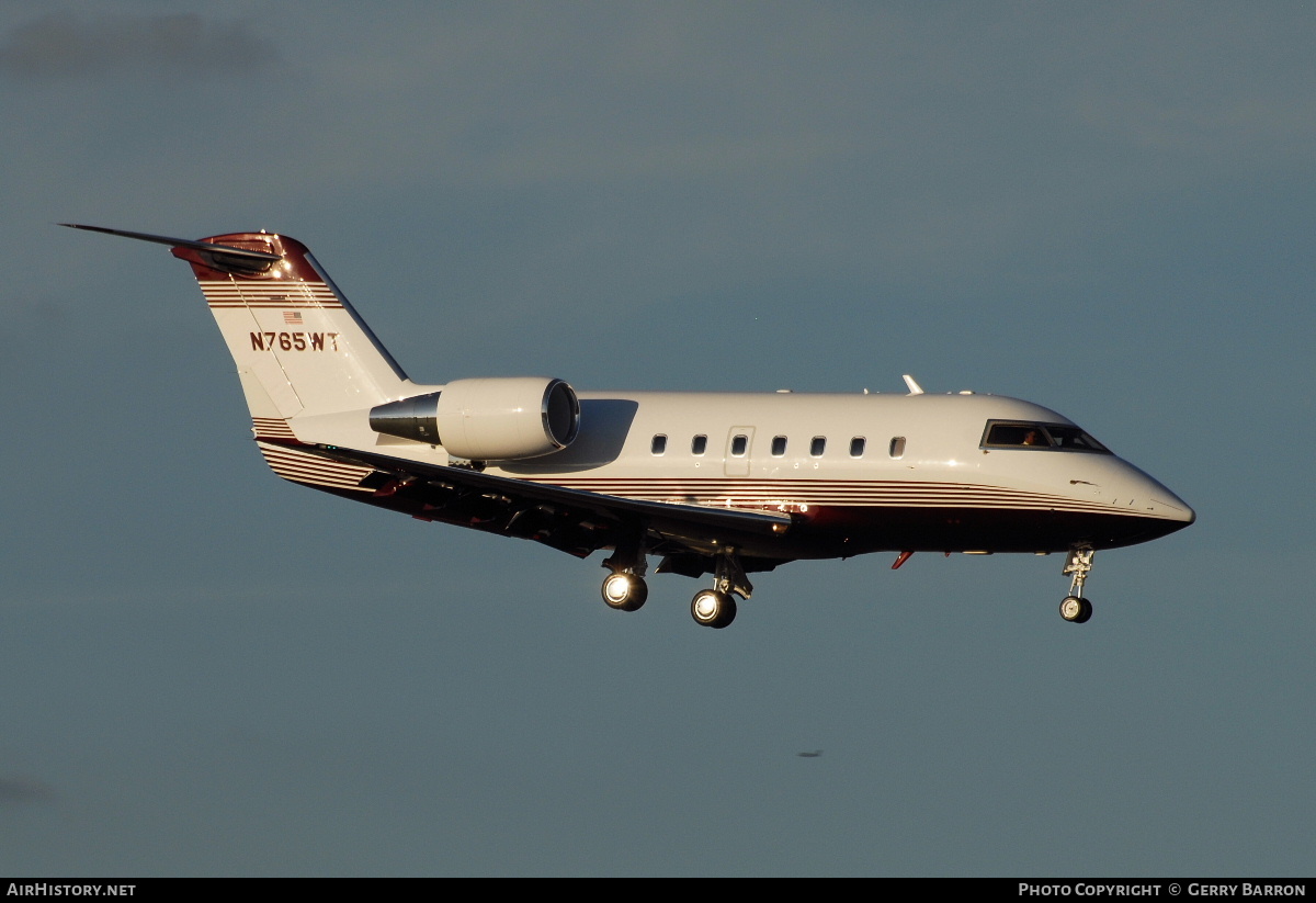 Aircraft Photo of N765WT | Canadair Challenger 601-3A (CL-600-2B16) | AirHistory.net #335288