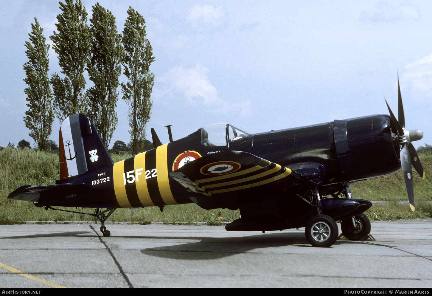 Aircraft Photo of N1337A / NX1337A / 133722 | Vought F4U-7 Corsair | France - Navy | AirHistory.net #335298