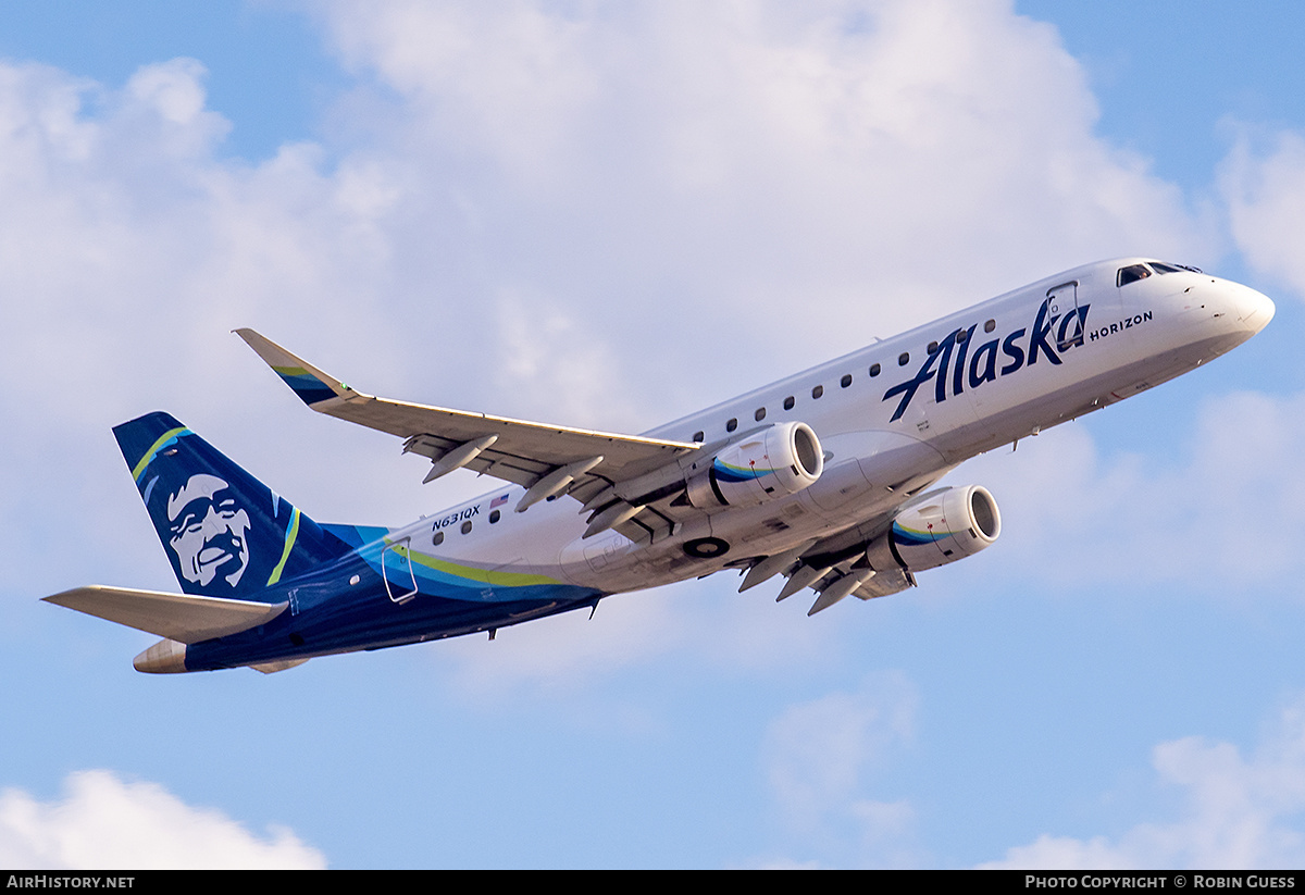 Aircraft Photo of N631QX | Embraer 175LR (ERJ-170-200LR) | Alaska Airlines | AirHistory.net #335299