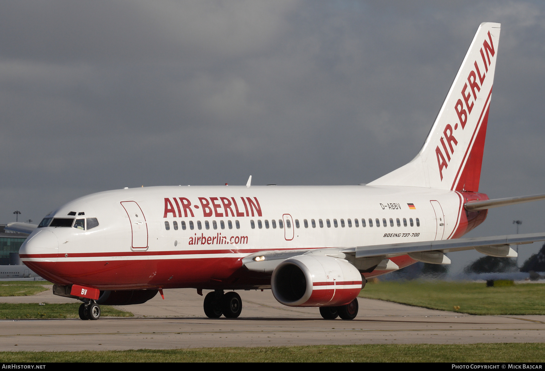 Aircraft Photo of D-ABBV | Boeing 737-7Q8 | Air Berlin | AirHistory.net #335305