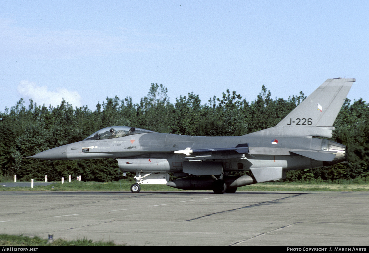 Aircraft Photo of J-226 | General Dynamics F-16A Fighting Falcon | Netherlands - Air Force | AirHistory.net #335306