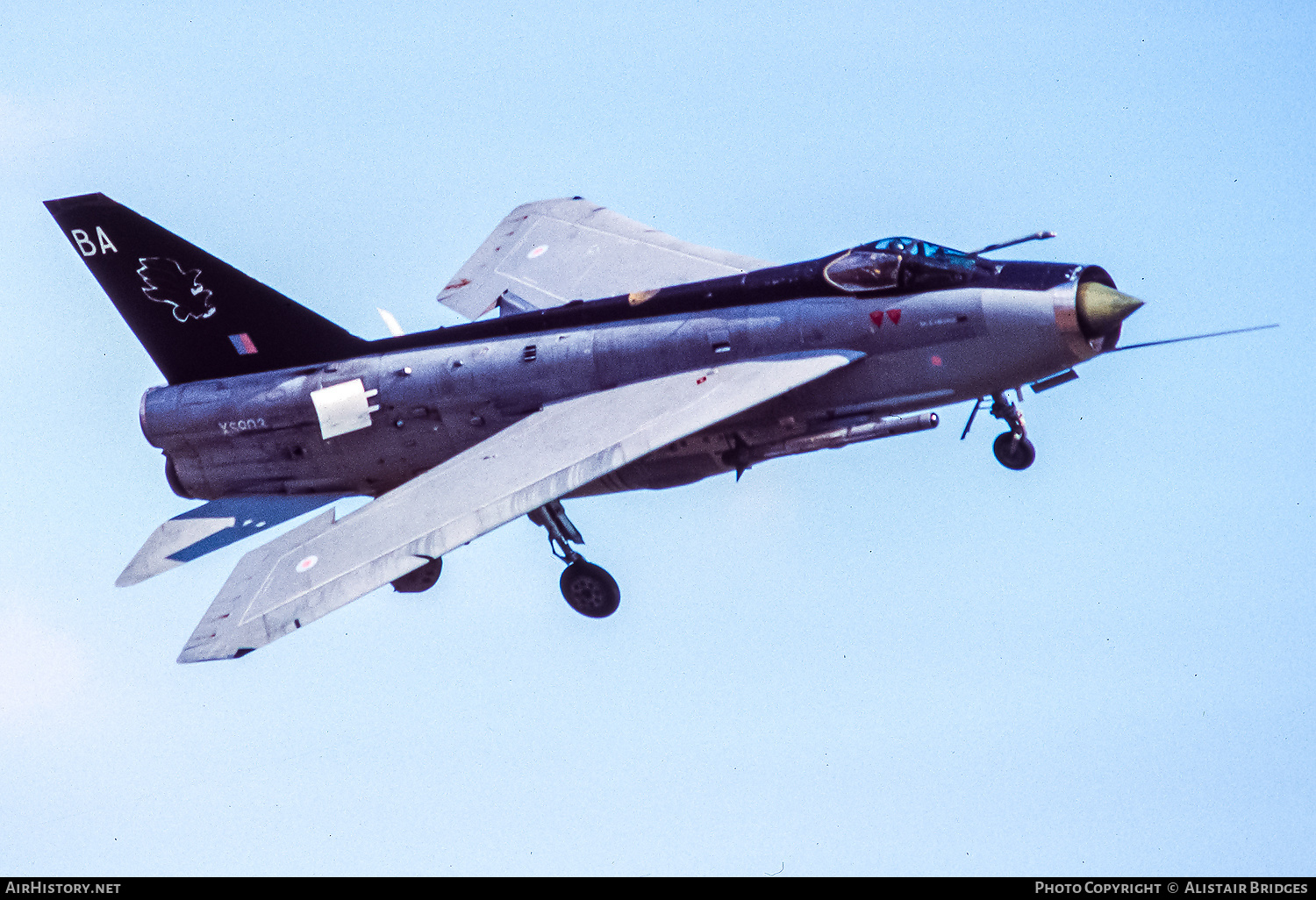 Aircraft Photo of XS903 | English Electric Lightning F6 | UK - Air Force | AirHistory.net #335323