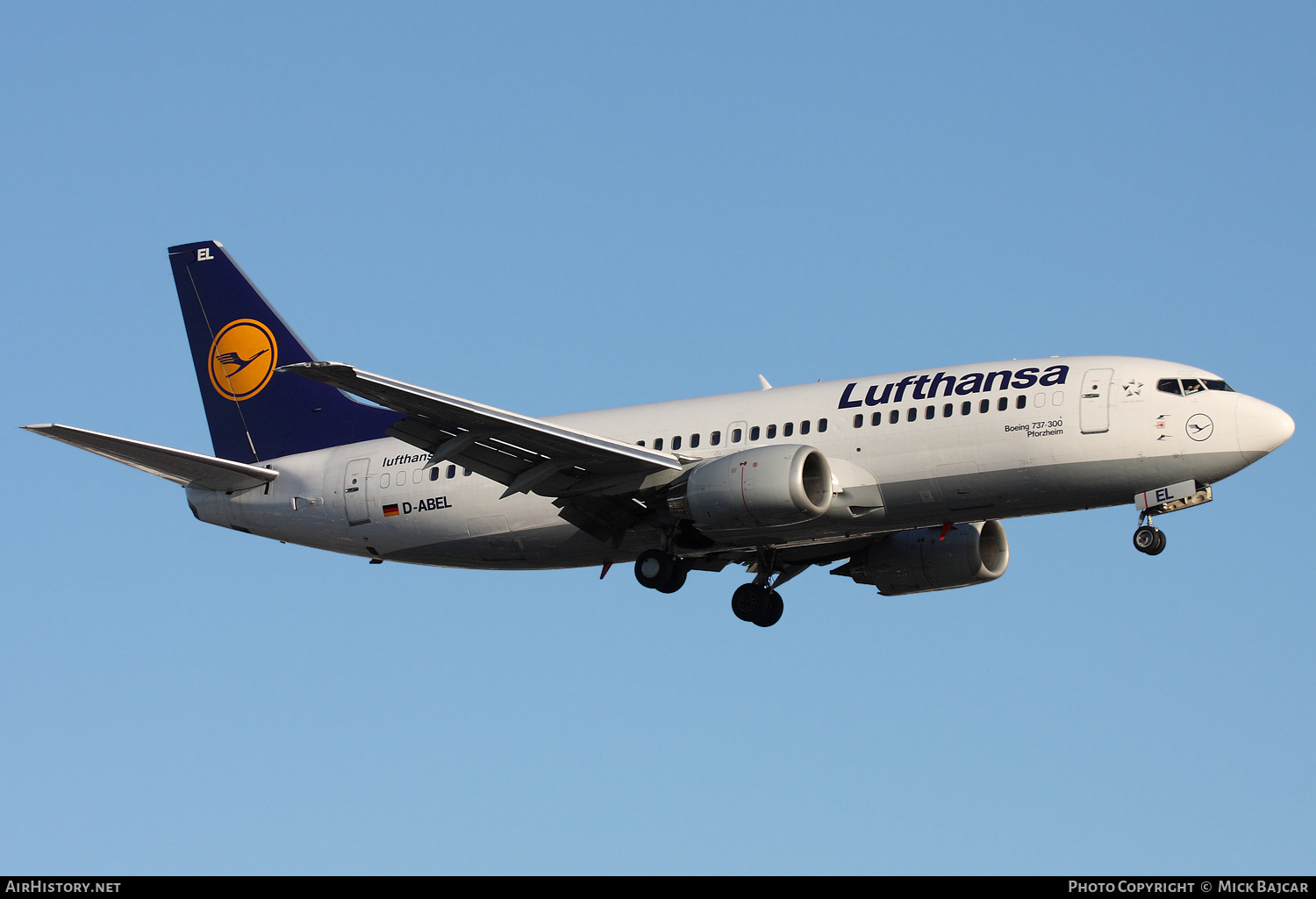Aircraft Photo of D-ABEL | Boeing 737-330 | Lufthansa | AirHistory.net #335337