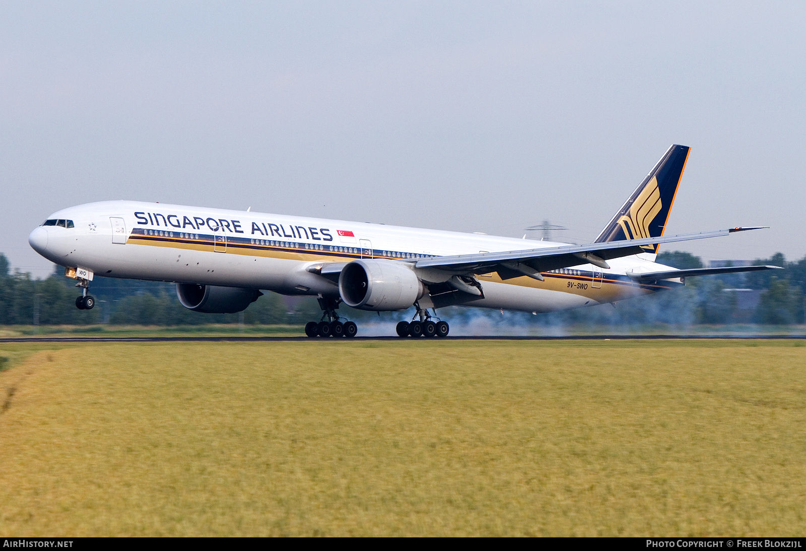 Aircraft Photo of 9V-SWO | Boeing 777-312/ER | Singapore Airlines | AirHistory.net #335338
