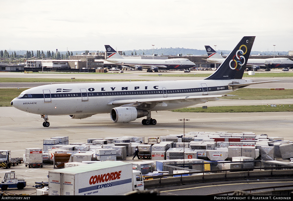Aircraft Photo of SX-BEC | Airbus A300B4-203 | Olympic | AirHistory.net #335352