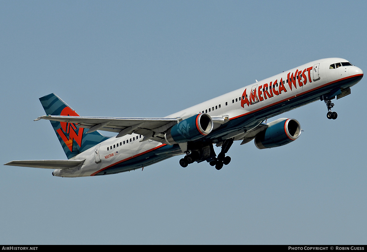 Aircraft Photo of N907AW | Boeing 757-225 | America West Airlines | AirHistory.net #335389