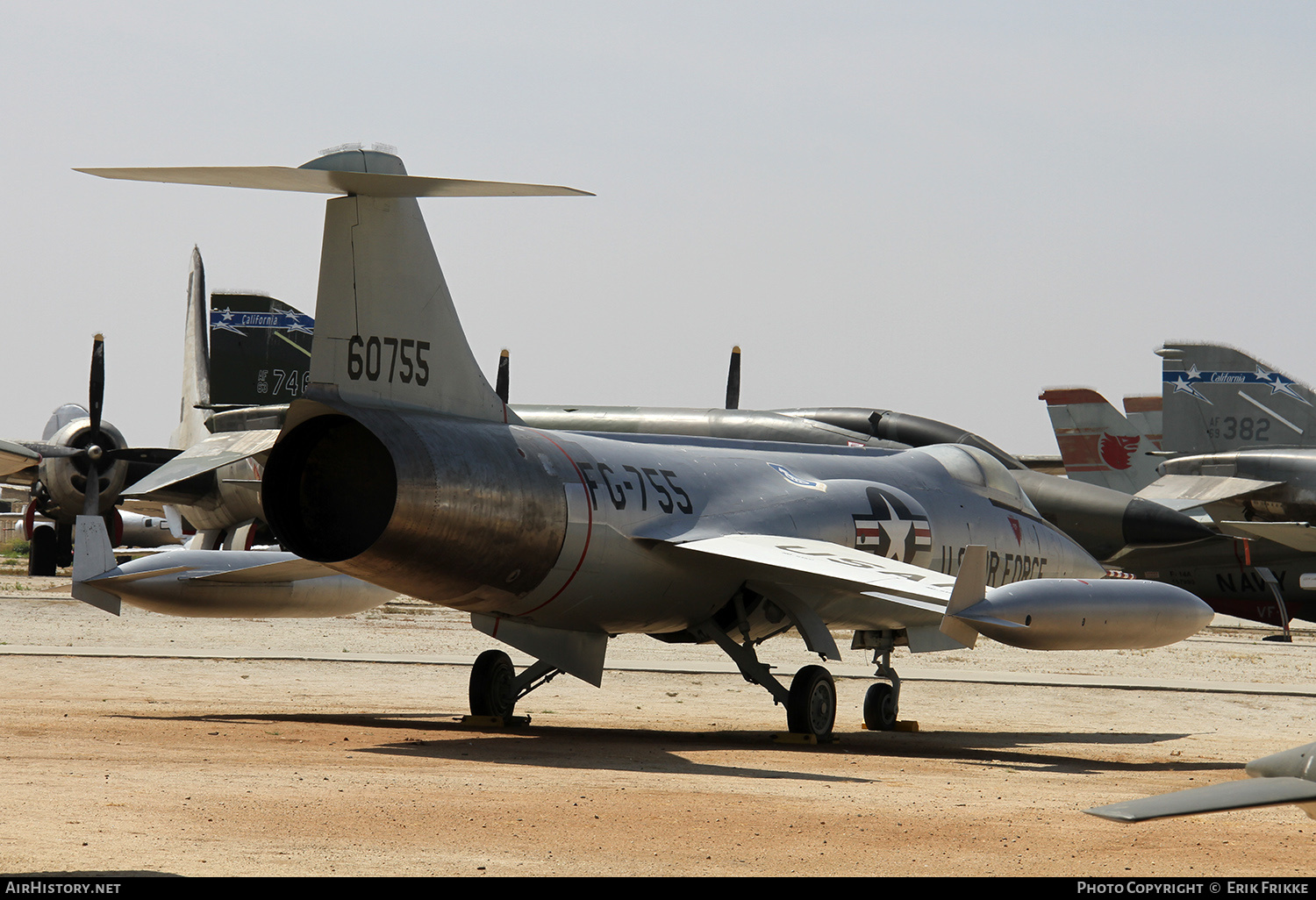 Aircraft Photo of 56-755 / 60755 | Lockheed F-104A Starfighter | USA - Air Force | AirHistory.net #335394