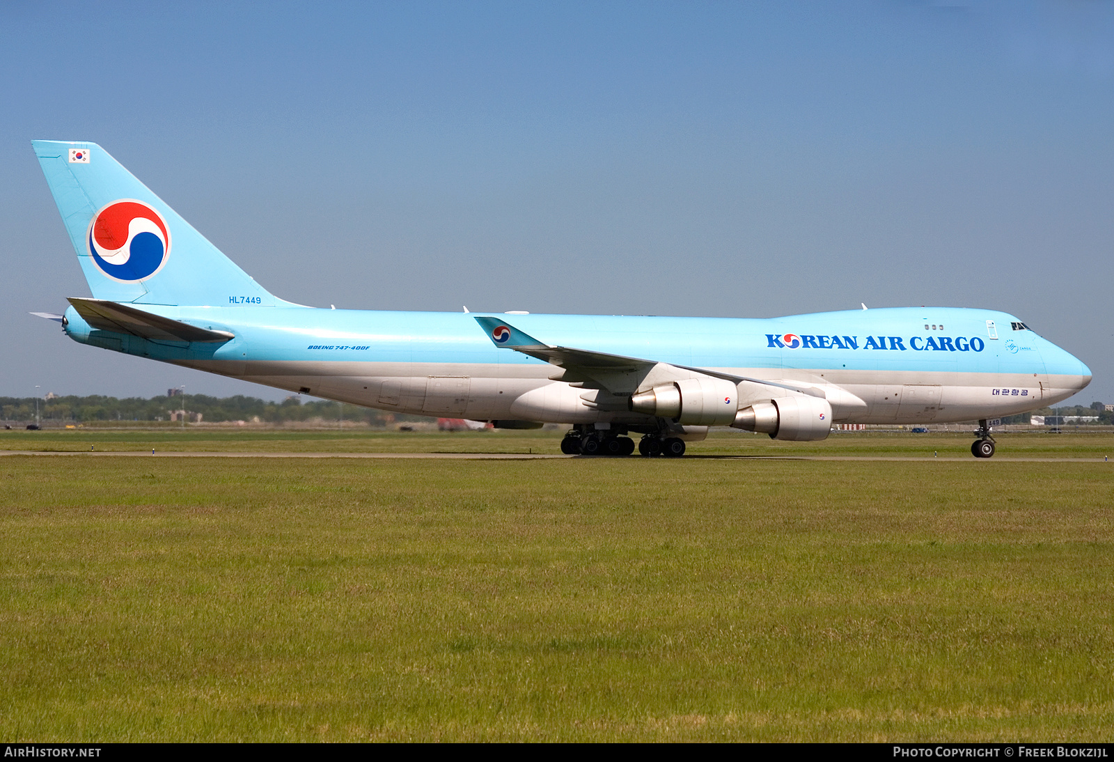 Aircraft Photo of HL7449 | Boeing 747-4B5F/SCD | Korean Air Cargo | AirHistory.net #335420