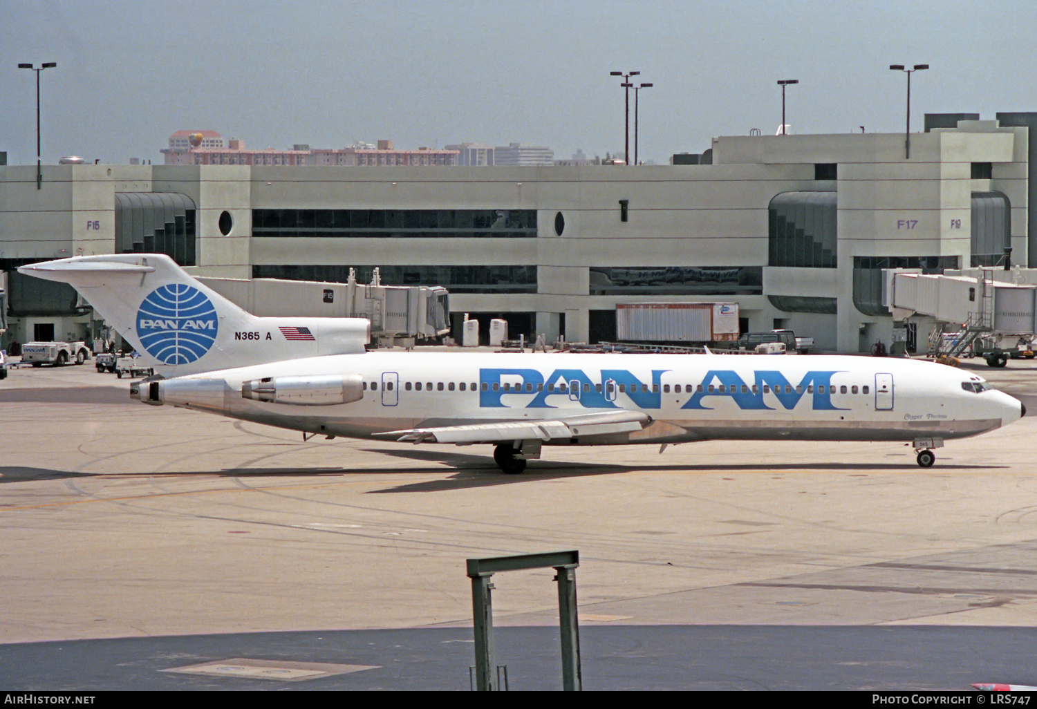 Aircraft Photo of N365PA | Boeing 727-221/Adv | Pan American World Airways - Pan Am | AirHistory.net #335443