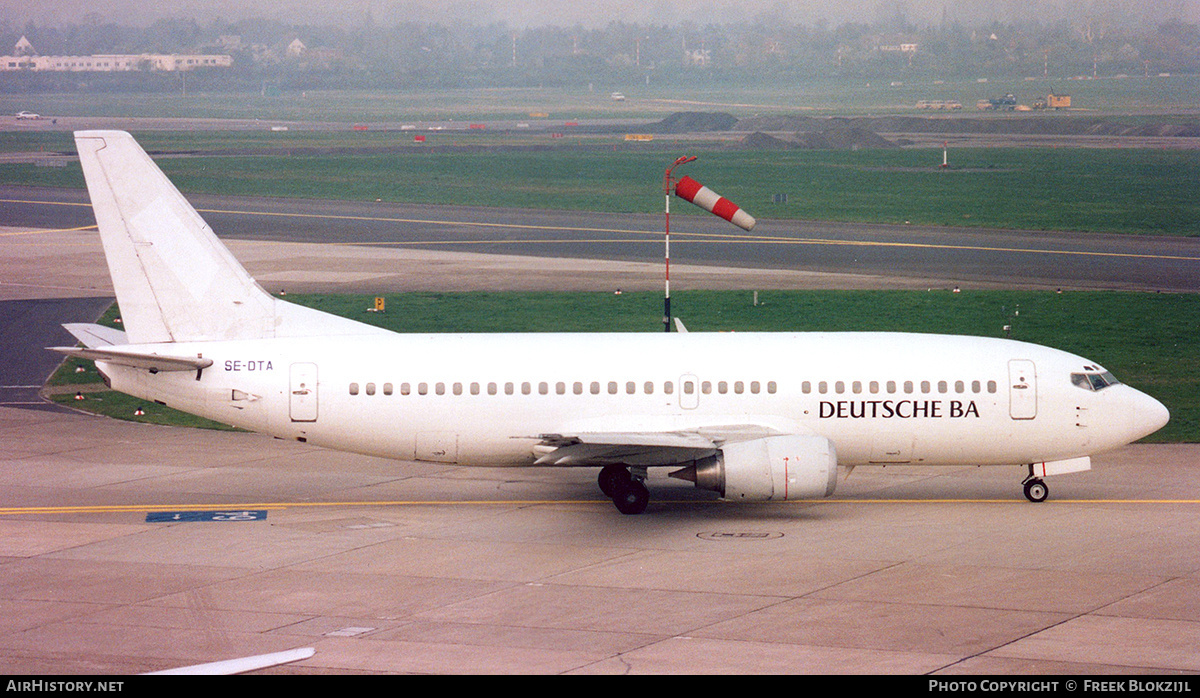 Aircraft Photo of SE-DTA | Boeing 737-3Q8 | Deutsche BA | AirHistory.net #335453