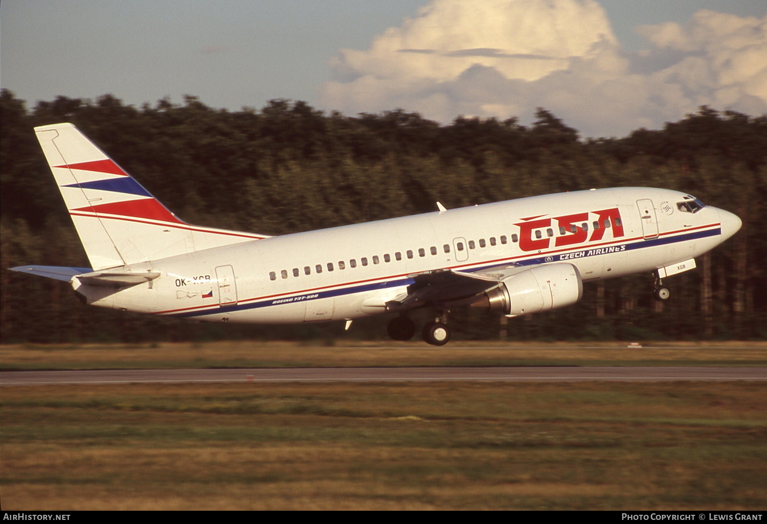 Aircraft Photo of OK-XGB | Boeing 737-55S | ČSA - Czech Airlines | AirHistory.net #335482