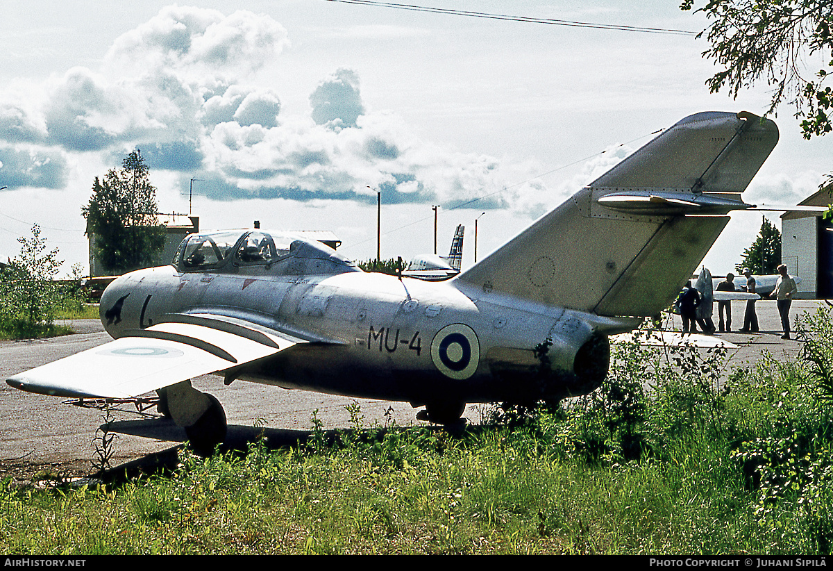 Aircraft Photo of MU-4 | Aero CS-102 (MiG-15UTI) | Finland - Air Force | AirHistory.net #335503