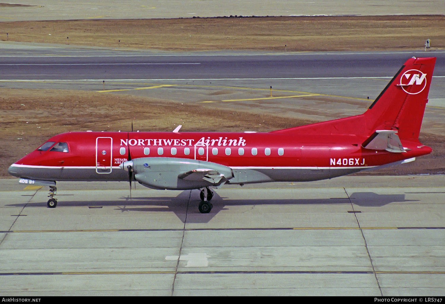 Aircraft Photo of N406XJ | Saab 340B/Plus | Northwest Airlink | AirHistory.net #335504