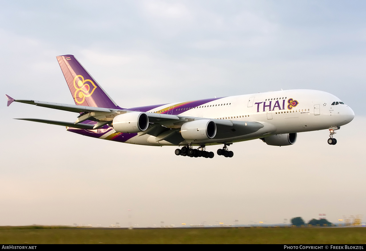 Aircraft Photo of HS-TUB | Airbus A380-841 | Thai Airways International | AirHistory.net #335511