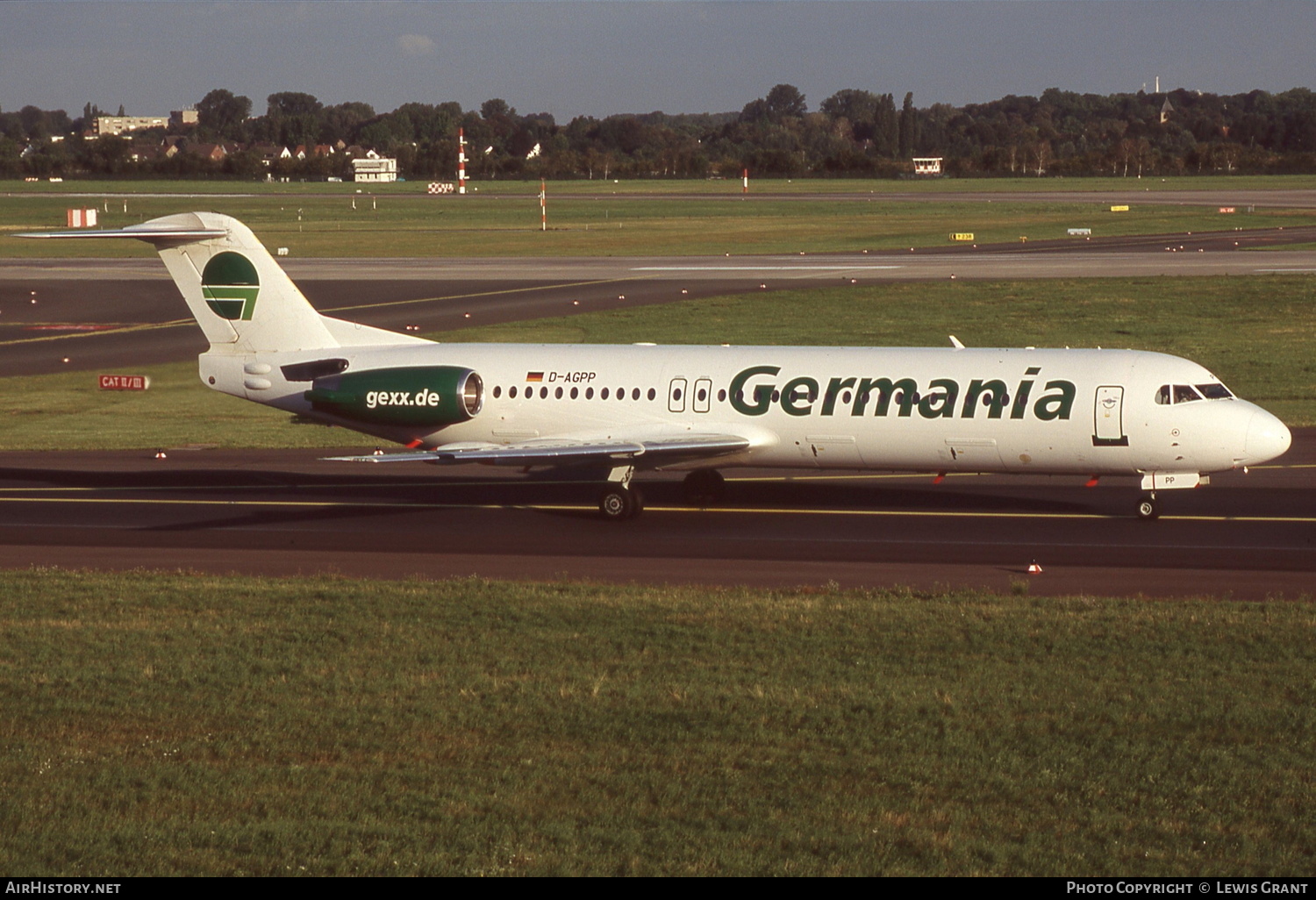 Aircraft Photo of D-AGPP | Fokker 100 (F28-0100) | Germania | AirHistory.net #335515