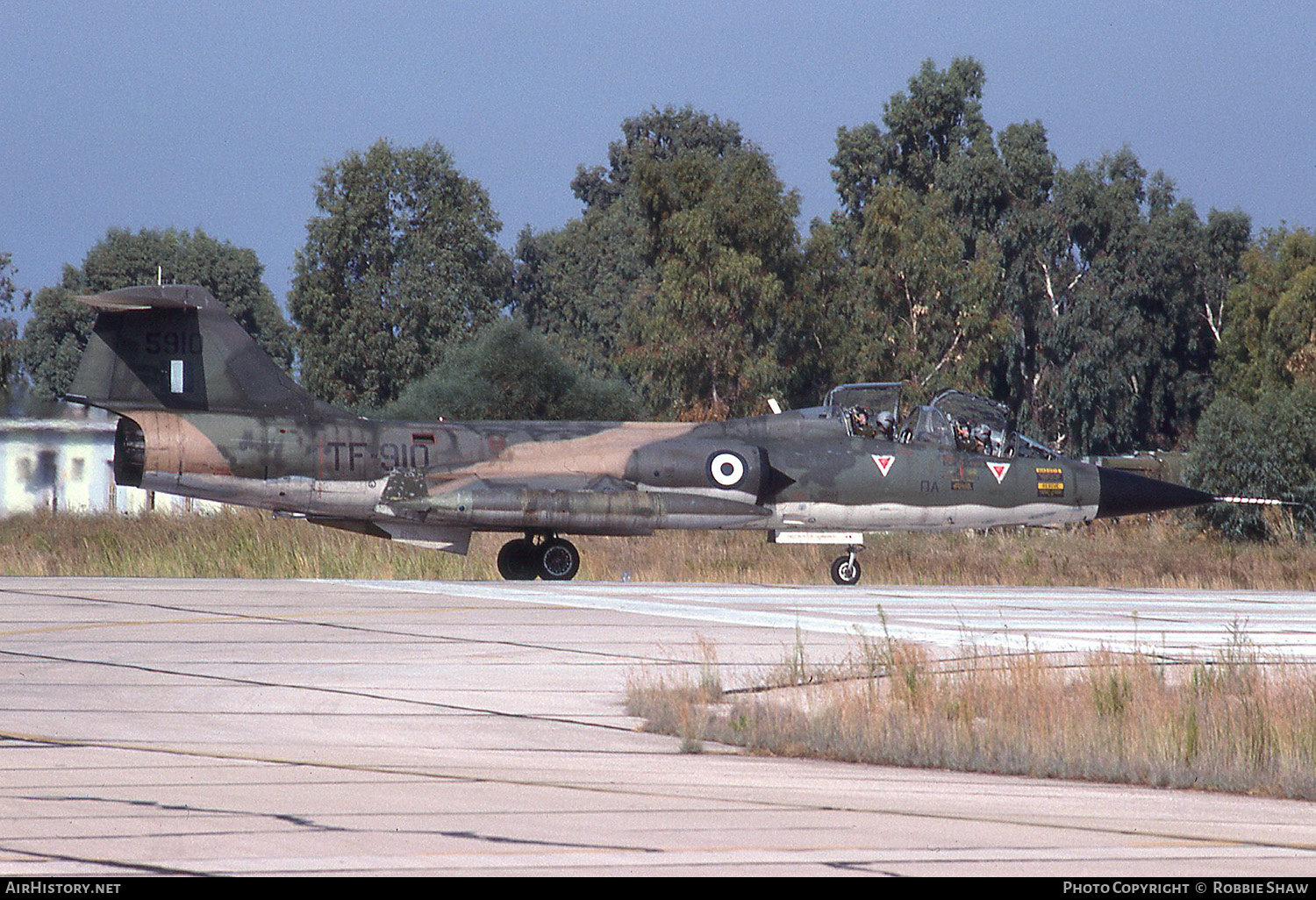 Aircraft Photo of 5910 | Lockheed TF-104G Starfighter | Greece - Air Force | AirHistory.net #335528