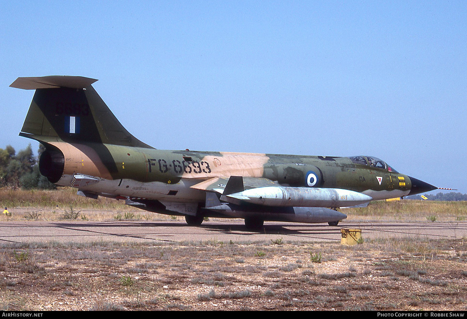 Aircraft Photo of 6693 | Lockheed RF-104G Starfighter | Greece - Air Force | AirHistory.net #335537
