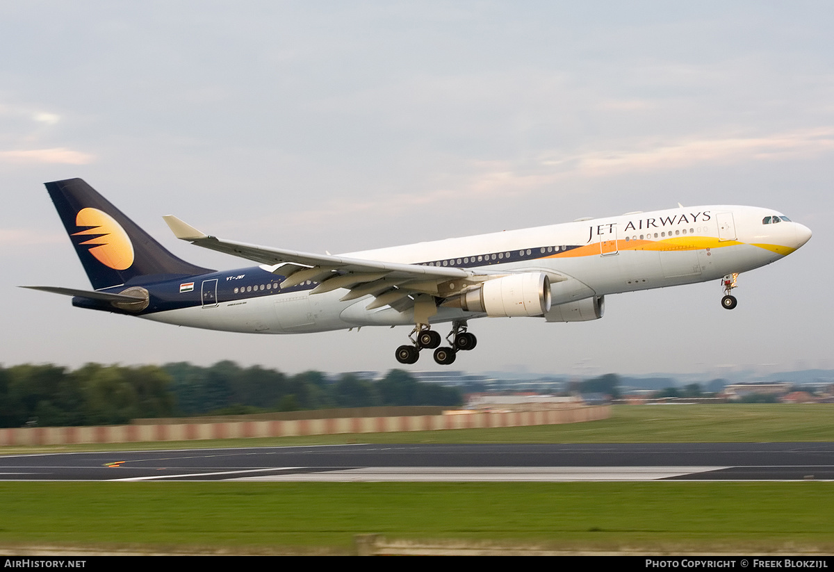 Aircraft Photo of VT-JWF | Airbus A330-202 | Jet Airways | AirHistory.net #335554