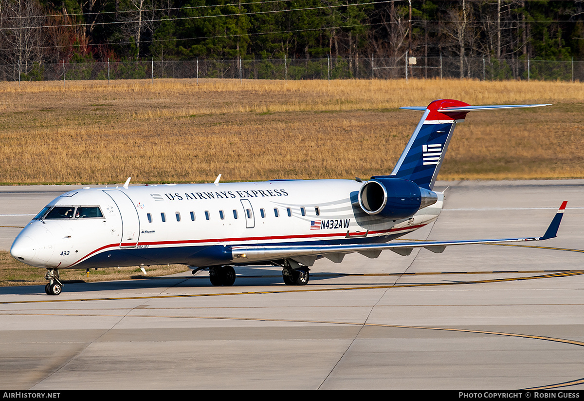 Aircraft Photo of N432AW | Bombardier CRJ-200LR (CL-600-2B19) | US Airways Express | AirHistory.net #335556