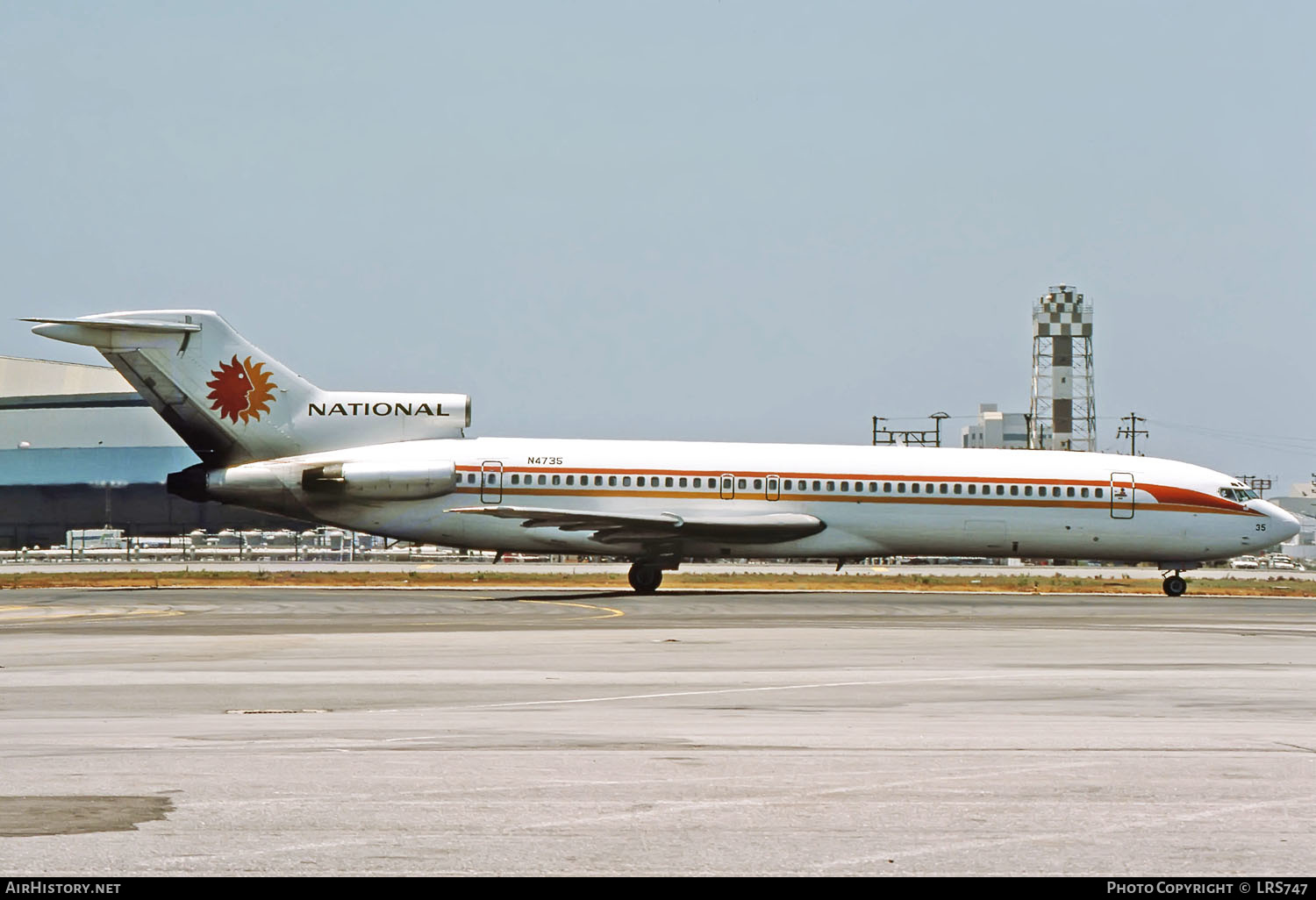 Aircraft Photo of N4735 | Boeing 727-235 | National Airlines | AirHistory.net #335585